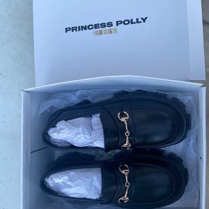 Princess Polly loafers never worn got the wrong size . Size 6